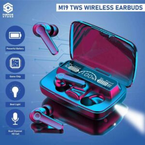 M19 Wireless Earbuds TWS 5.1 – Crystal Clear Sound, Sleek Design