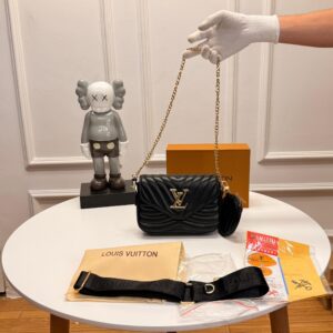 Louis Vuitton Multi Pochette Wave Sling – Premium Quilted Leather Crossbody (OG Box & Full Set)