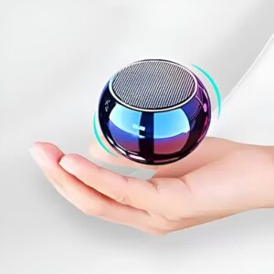 VEXLO Mini Boost Portable Bluetooth Speaker, Wireless Mini Speaker with Powerful Sound, Compact Design, Built-in Rechargeable Battery for Music, Travel & Home