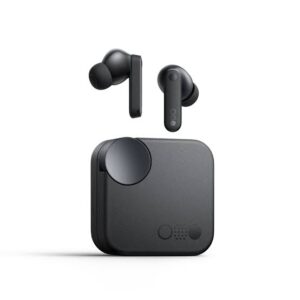 VEXLO Wireless Bluetooth Earbuds with Charging Case, TWS In-Ear Earphones with Deep Bass, Clear Sound, Built-in Mic & Comfortable Fit for Music, Calling & Gaming ( Black )