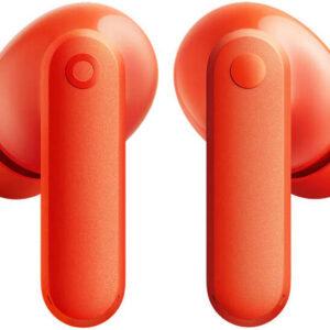VEXLO Wireless Bluetooth Earbuds with Charging Case, TWS In-Ear Earphones with Deep Bass, Clear Sound, Built-in Mic & Comfortable Fit for Music, Calling & Gaming ( Orange )